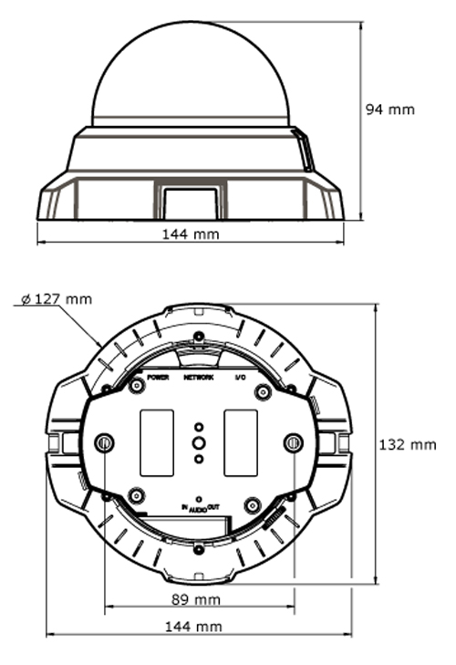 AXIS P3301-V - Kamery kopukowe IP