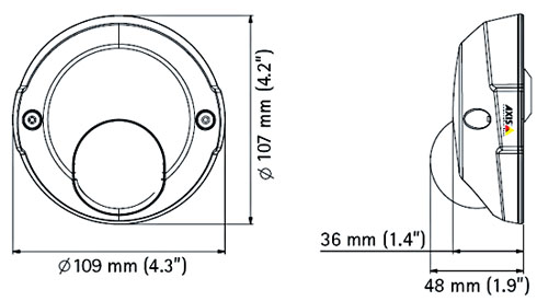 AXIS M3113-R RJ-45 / M12 - Kamery kopukowe IP