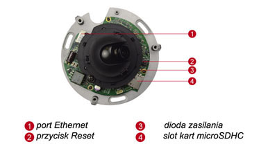 ACTi E92 - Kamery kopukowe Mpix